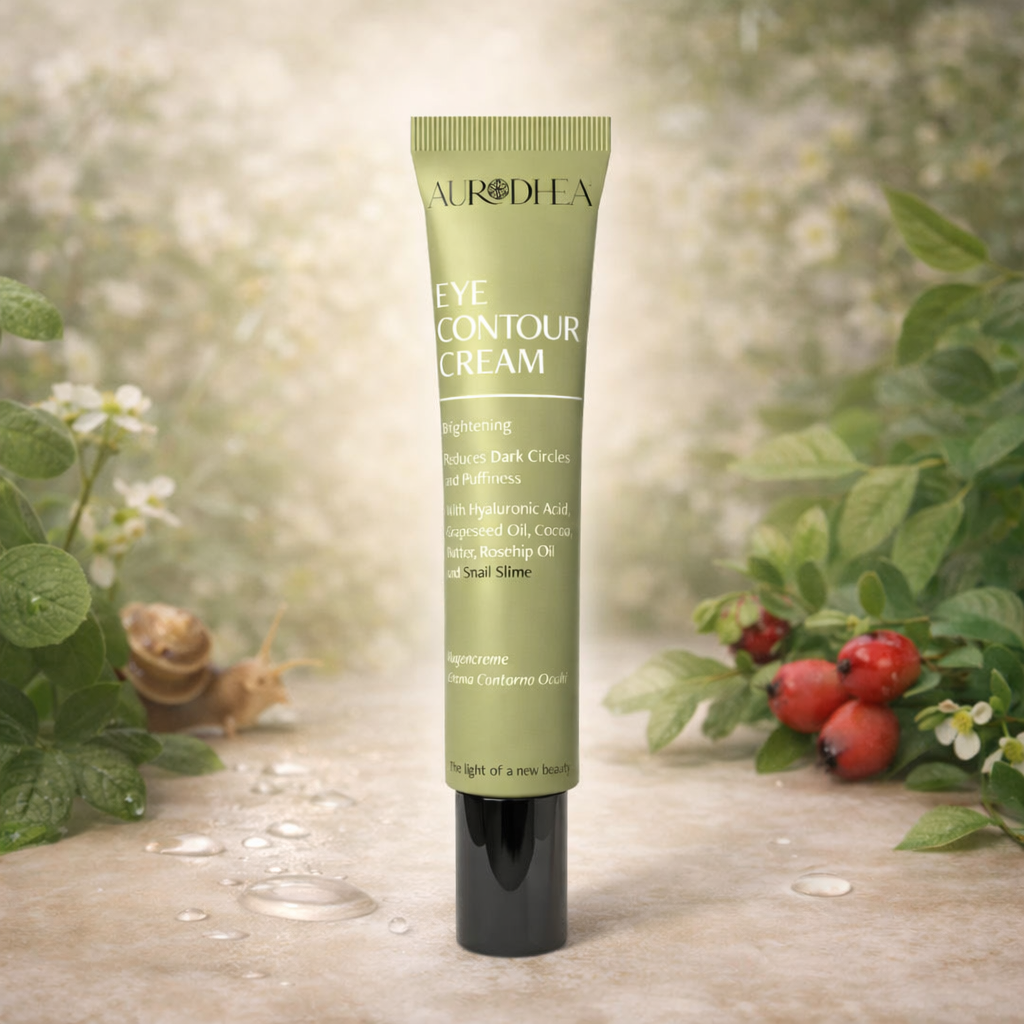 Crème contour des yeux Aurodhea à la bave d’escargot – soin anti-âge hydratant