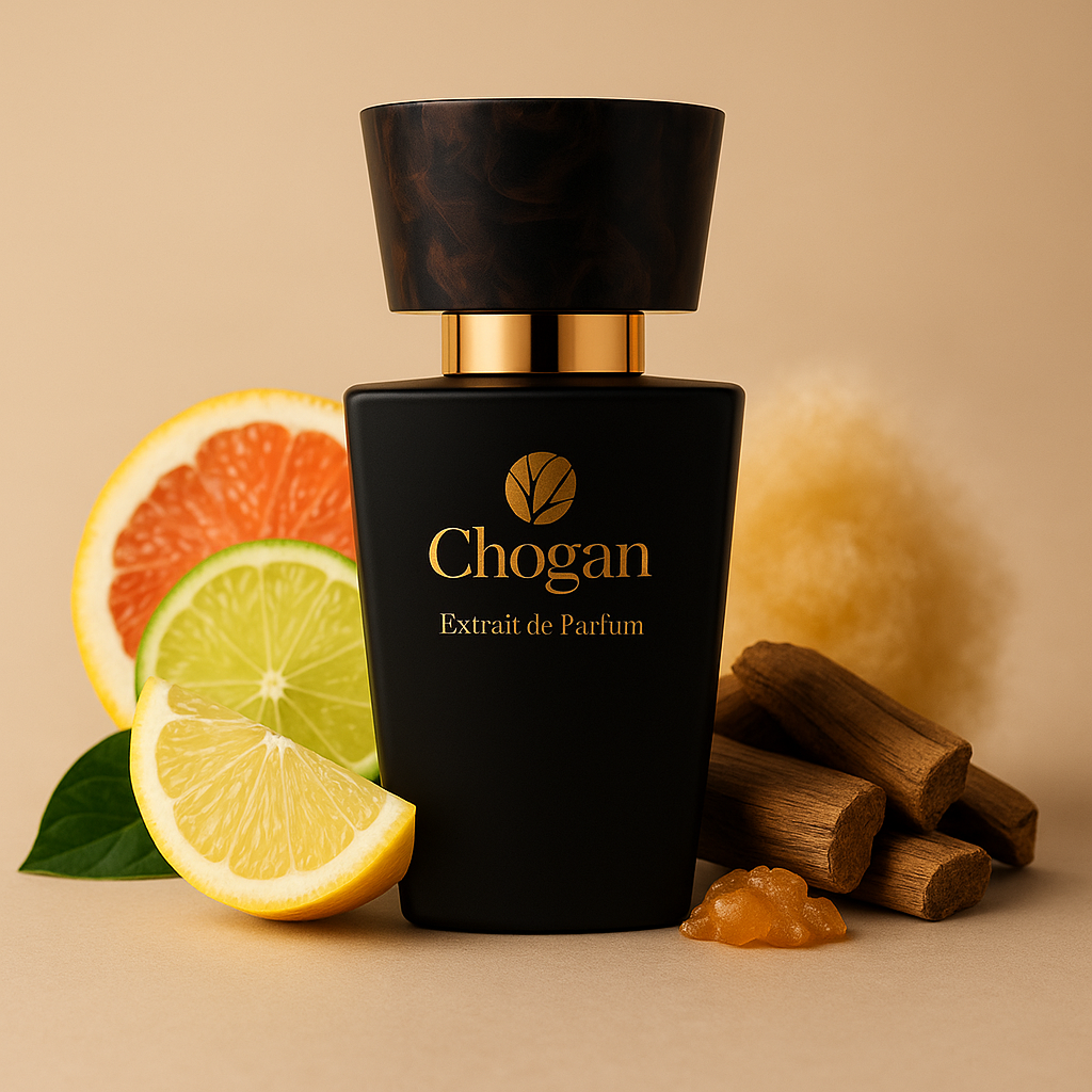 Parfum Chogan 073 – agrumes, santal, musc