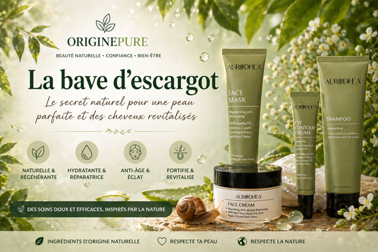 🐌✨ La bave d’escargot : le secret naturel pour une peau parfaite et des cheveux revitalisés