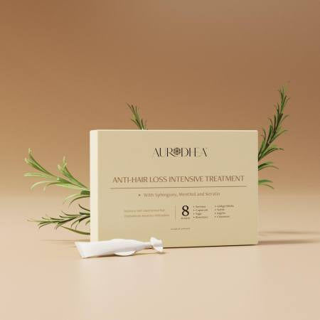 Ampoule anti-chute cheveux Aurodhea soin intensif cuir chevelu