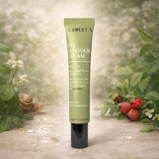 Crème contour des yeux Aurodhea à la bave d’escargot – soin anti-âge hydratant