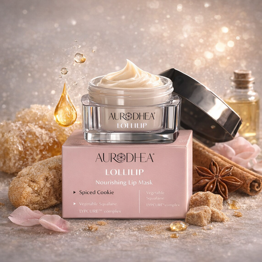 Masque lèvres nourrissant LOLLILIP Spiced Cookie Aurodhea en pot 15 ml