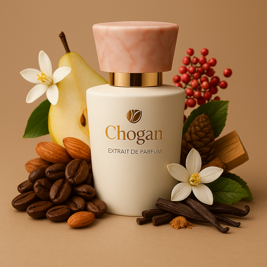 extrait-de-parfum-grains-de-café-poire-vanille-et-bois-N°055