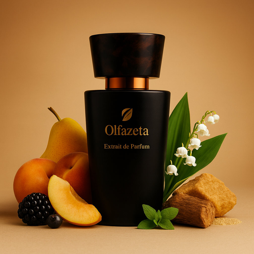 Olfazeta Extrait de Parfum N°110 – mixte luxury aux notes cassis, framboise, muguet, santal, musc et vanille