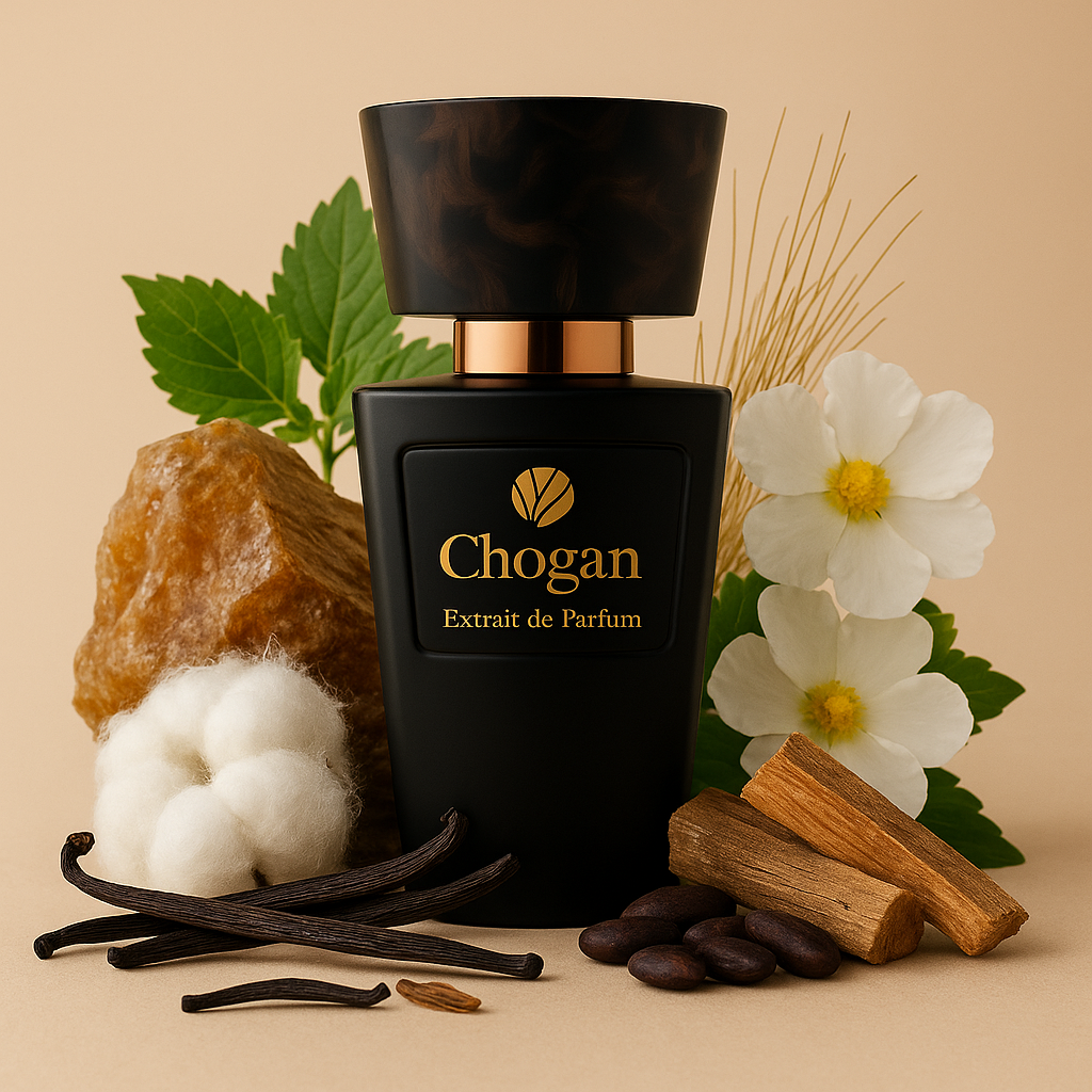Flacon noir Chogan N°072 mixte – extrait de parfum