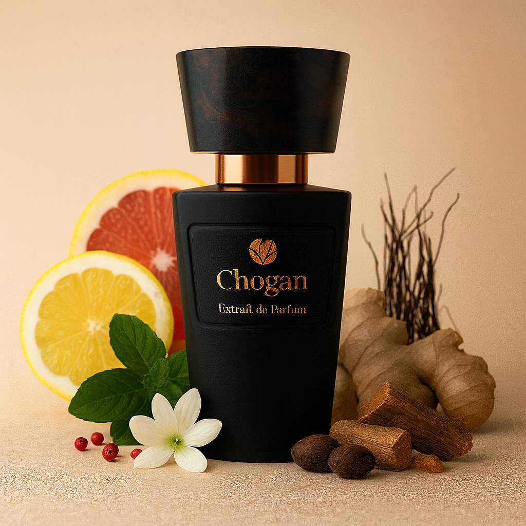 Parfum Chogan 038 pour homme avec notes citron menthe gingembre vétiver