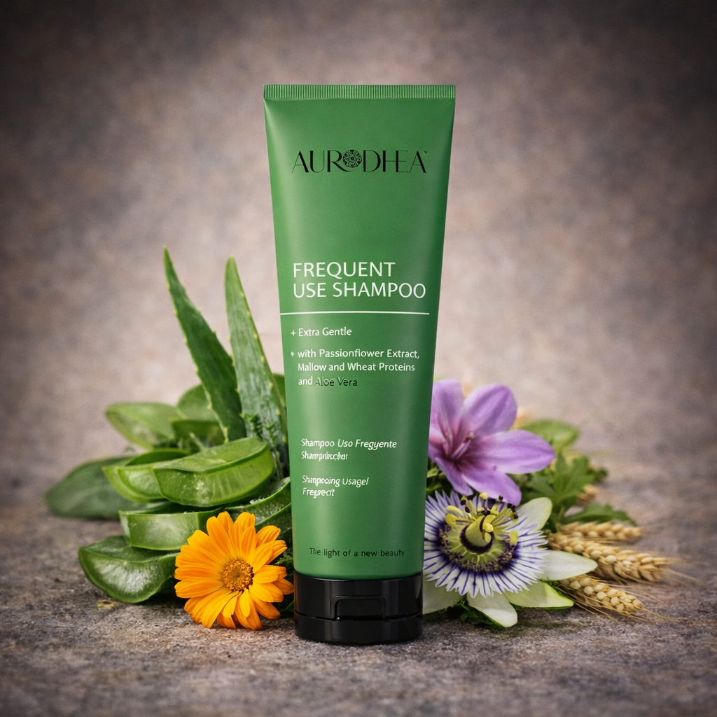 Shampoing lavages fréquents à l’Aloe Vera Aurodhea – soin capillaire doux usage quotidien